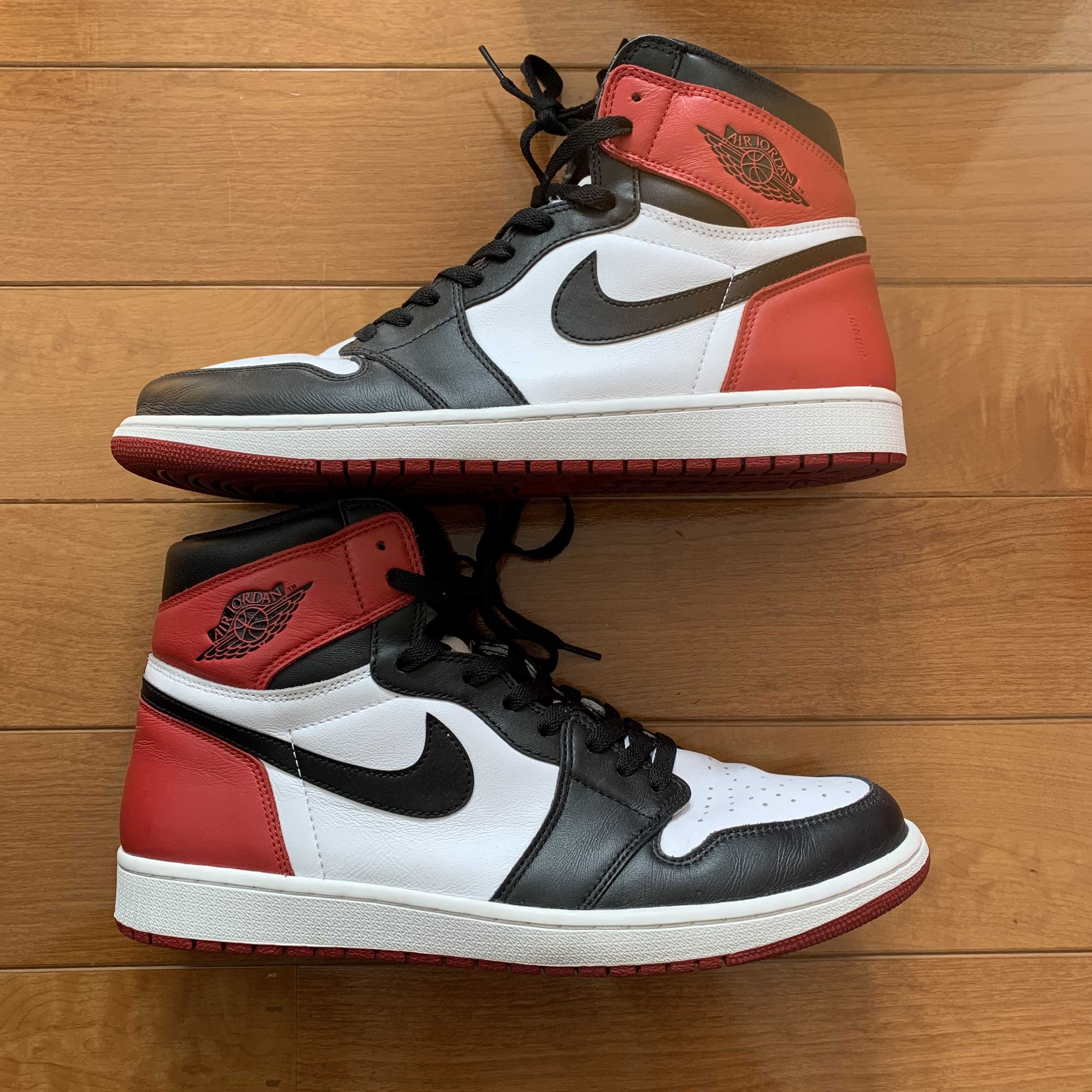 Nike Air Jordan 1 Retro High OG "Black Toe"(2016)