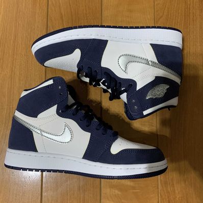 Nike GS Air Jordan 1 High OG CO.JP "Midnight Navy" (2020)(ブリーフケースなし)
