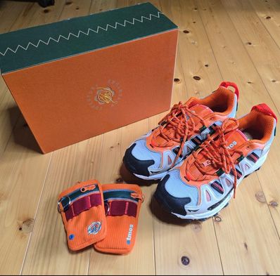 Sean Wotherspoon × atmos × adidas Superturf Adventure "Grey/Khaki/Orange"