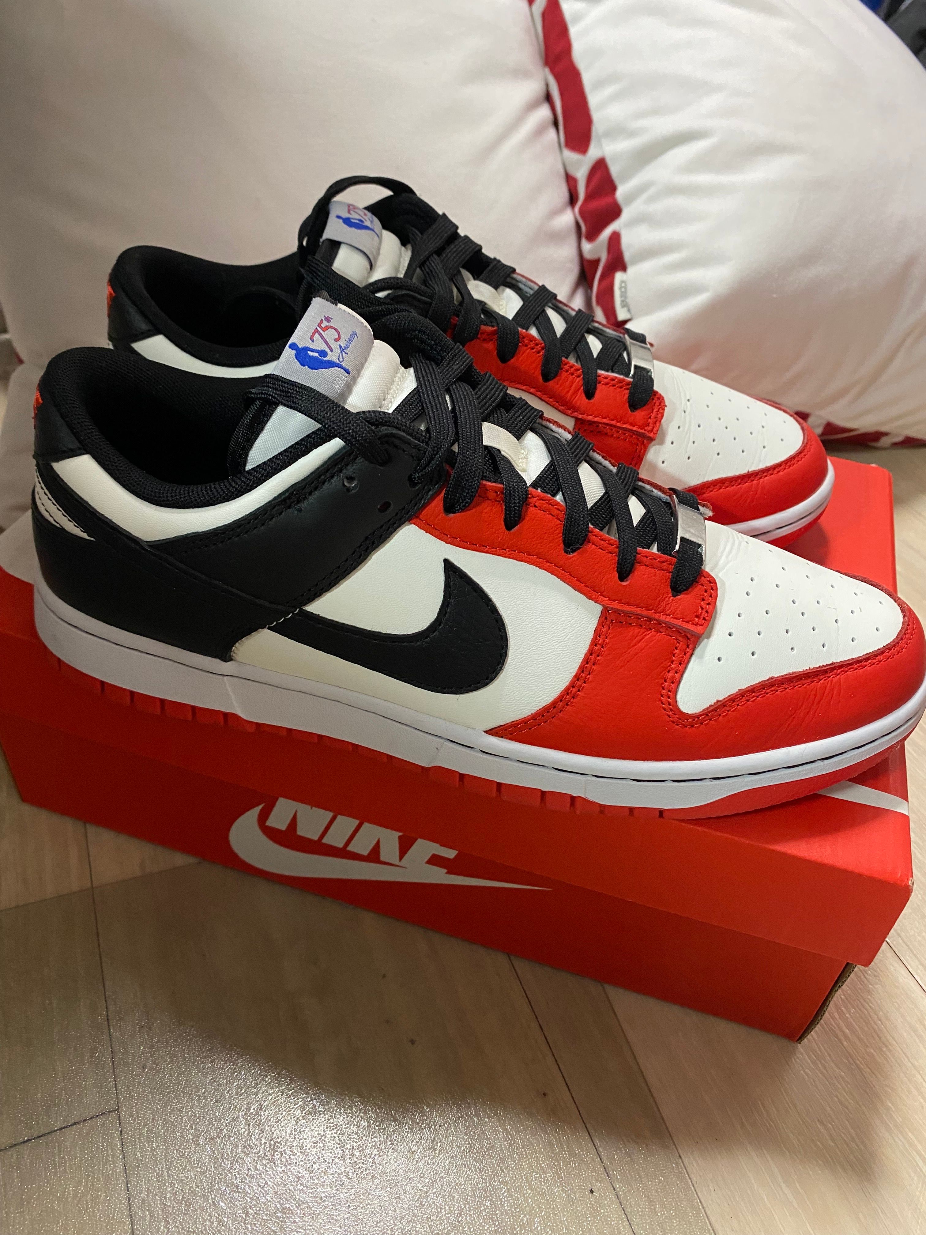 NBA × Nike Dunk Low EMB 75th Anniversary "Chicago Bulls"