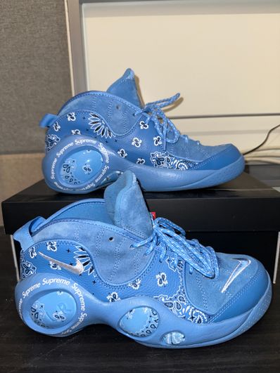 Supreme × Nike Air Zoom Flight 95 SP "University Blue/White"