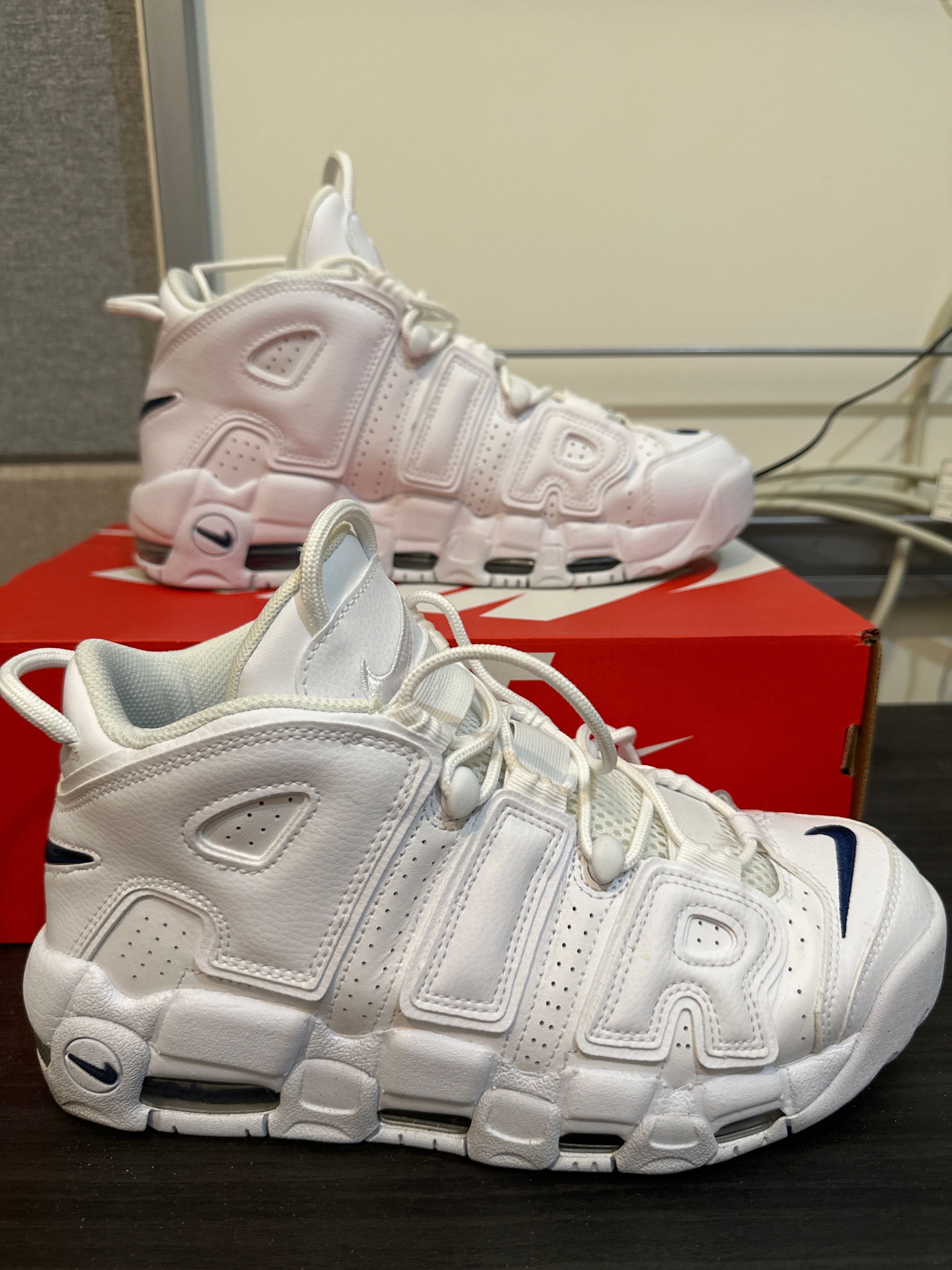 Nike Air More Uptempo "White/Midnight Navy"