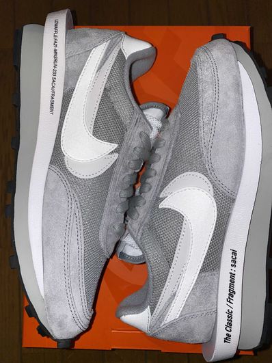 Fragment × sacai × Nike LD Waffle "Light Smoke Grey"