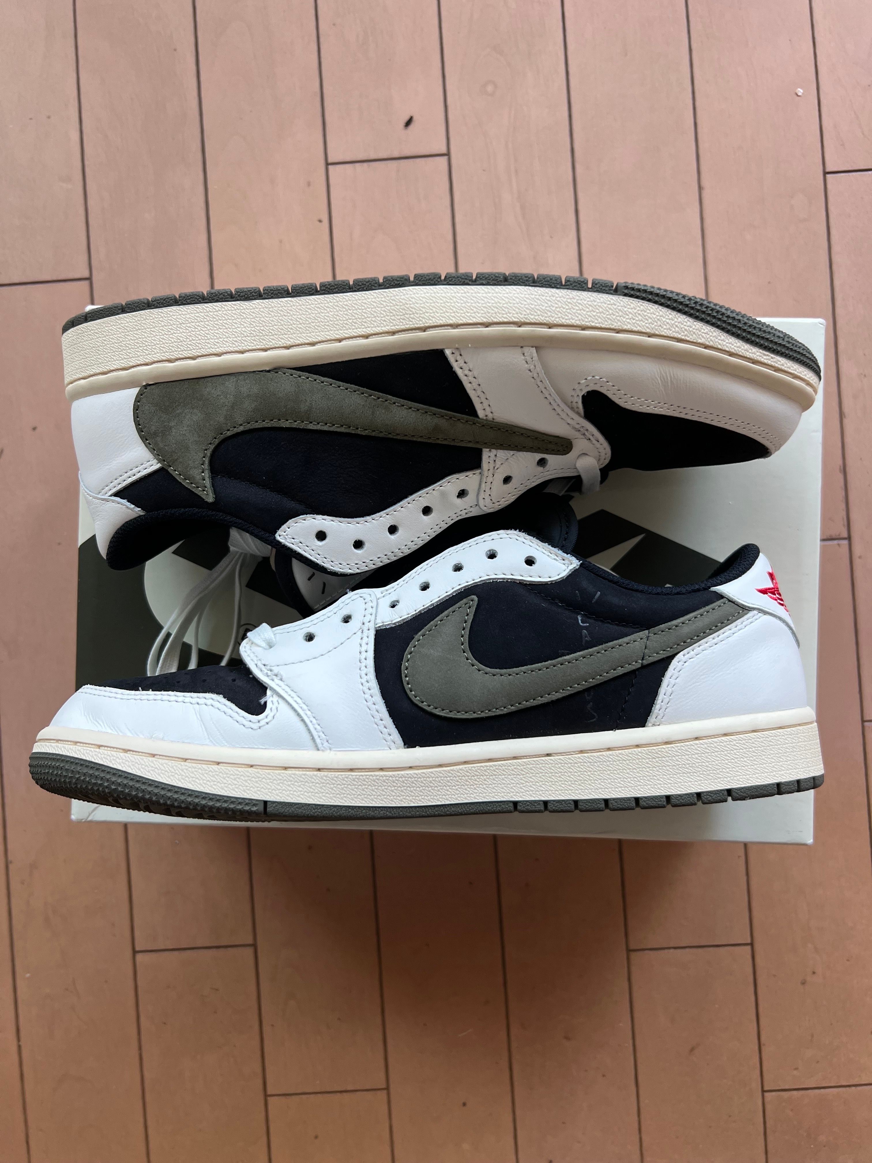Travis Scott × Nike Women's Air Jordan 1 Low OG "Medium Olive"
