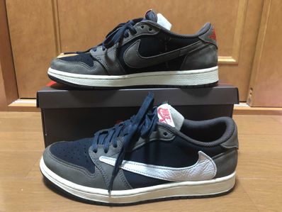 Travis Scott × Nike Air Jordan 1 Low OG SP-T "Black/Dark Mocha"