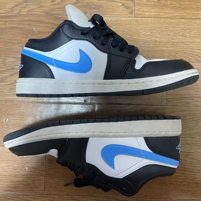 Nike Women's Air Jordan 1 Low "Black/University Blue"