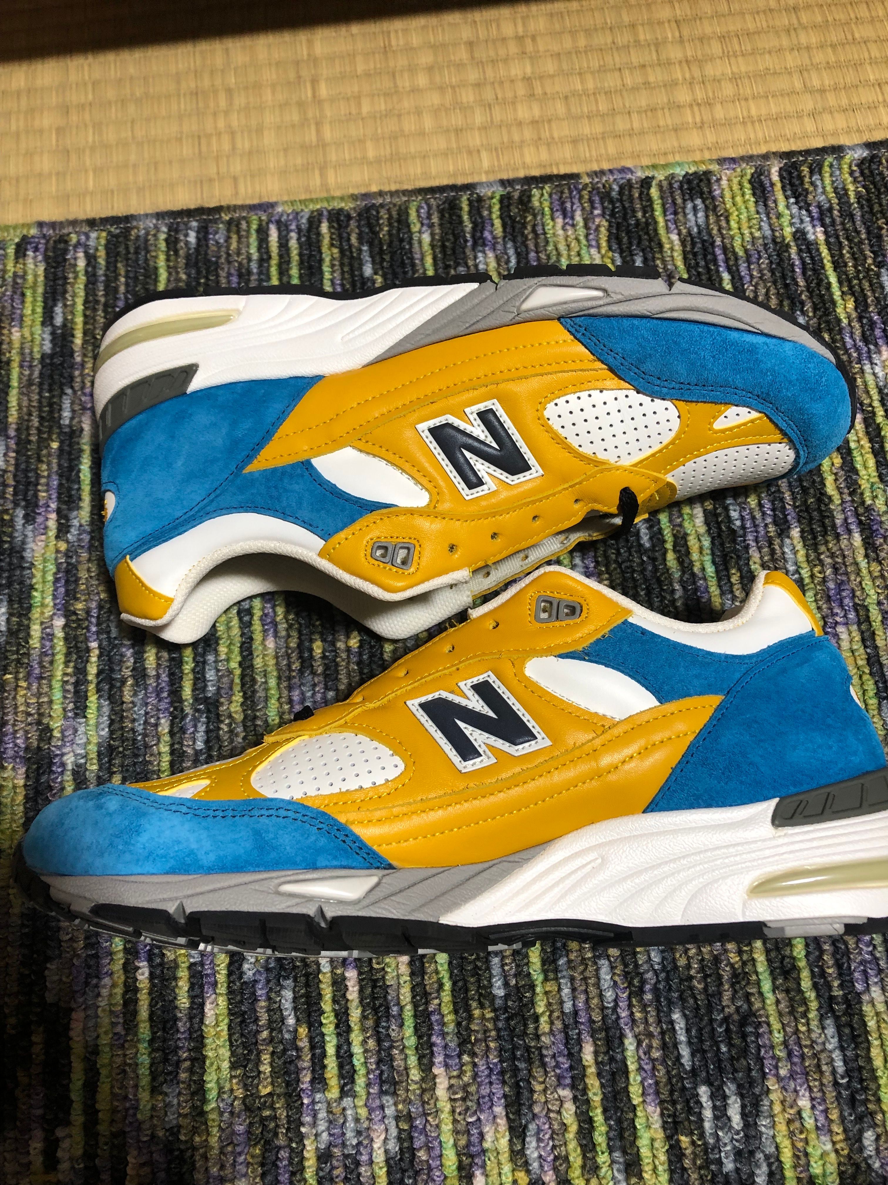 SNS × New Balance 991 "Yellow/Blue"