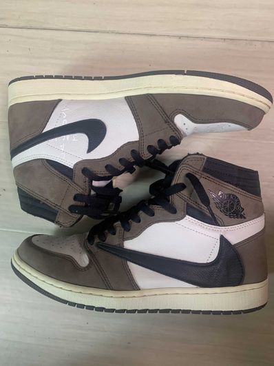 Travis Scott × Nike Air Jordan 1 Retro High OG TS SP "Sail/Dark Mocha"