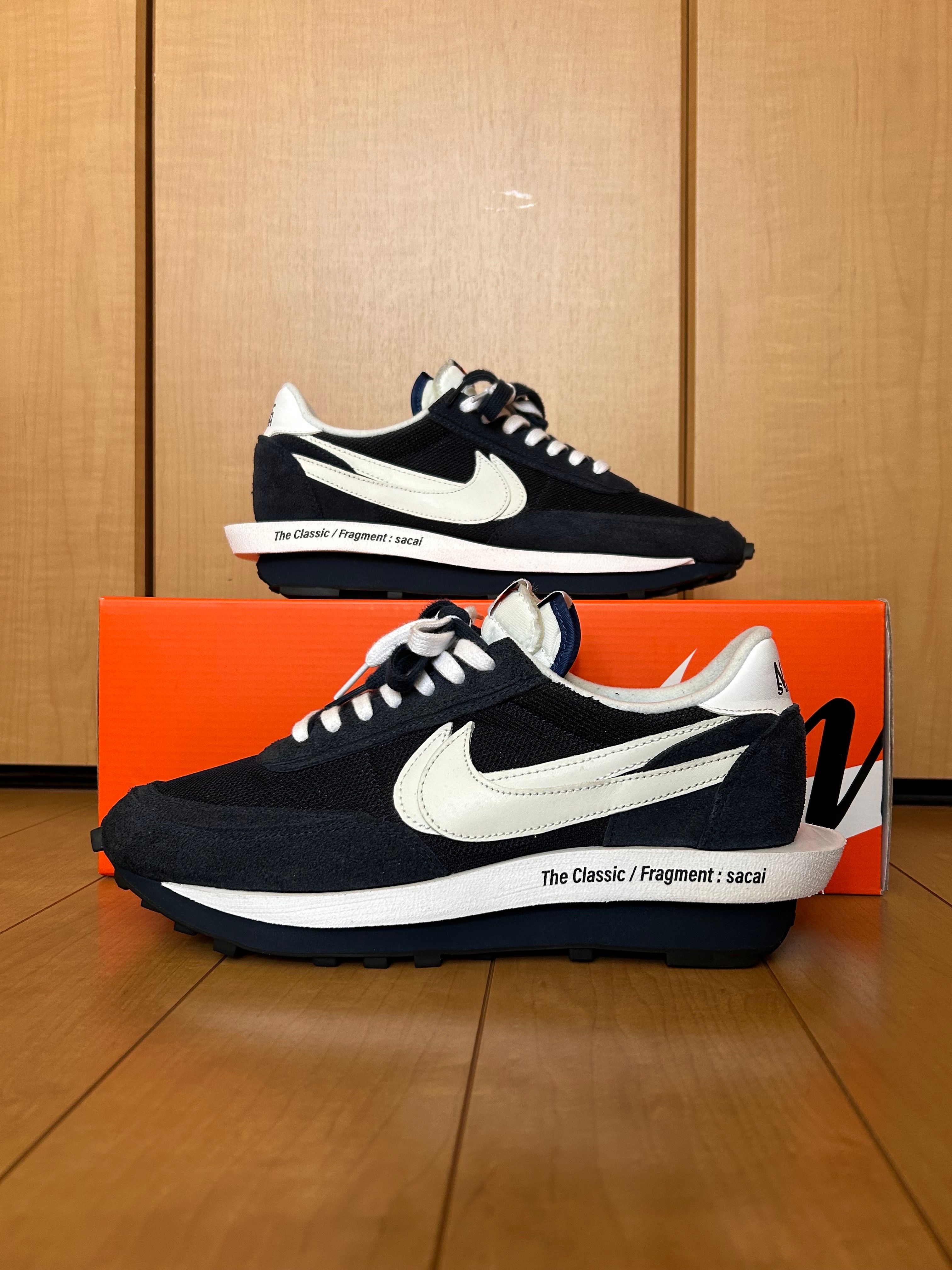 Fragment × sacai × Nike LD Waffle "Blackended Blue"