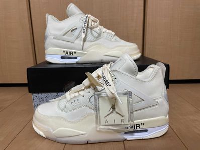 Off-White × Nike Women's Air Jordan 4 SP "Sail"