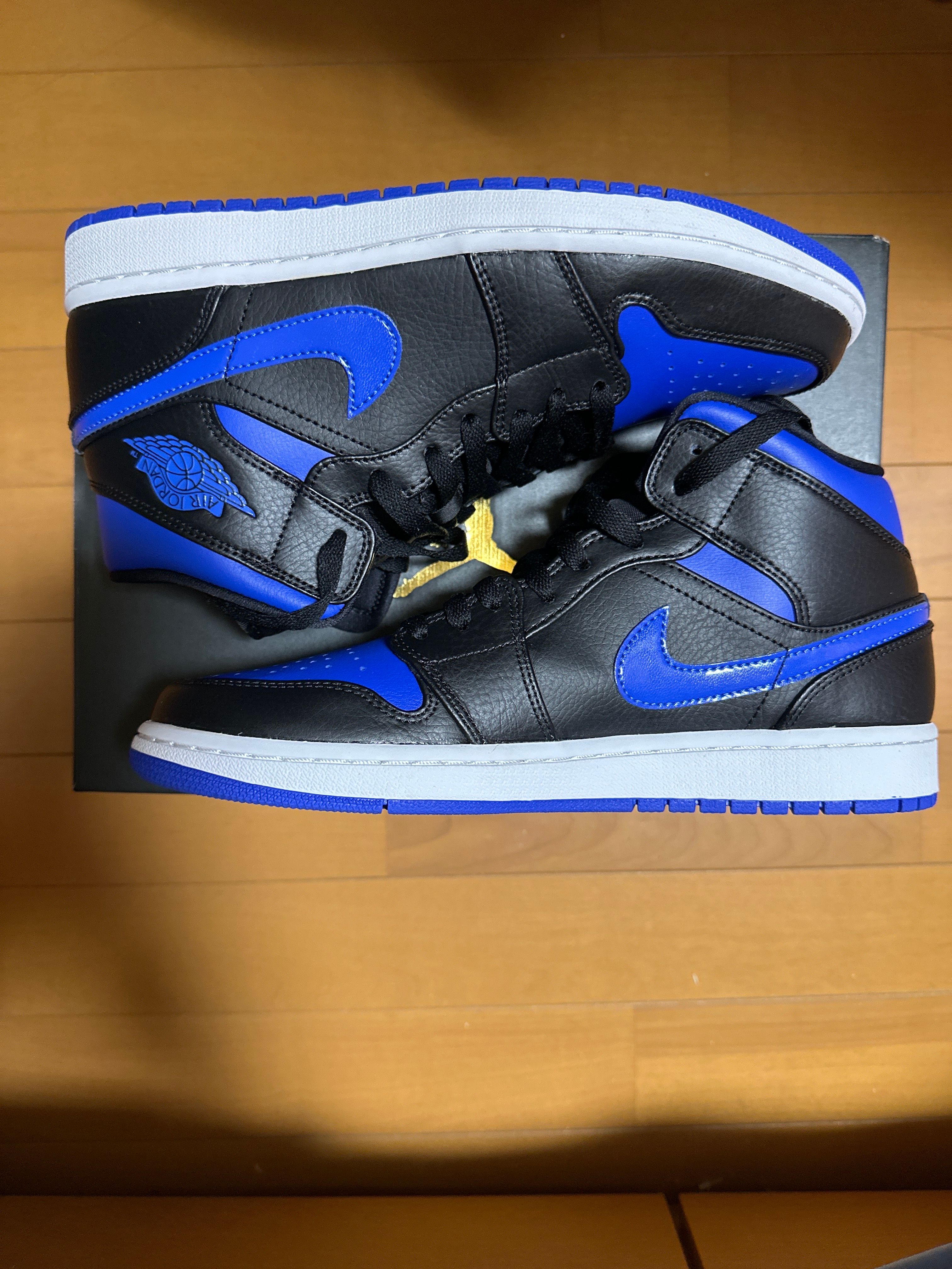 NIKE AIR JORDAN 1 MID "BLACK/BLUE"