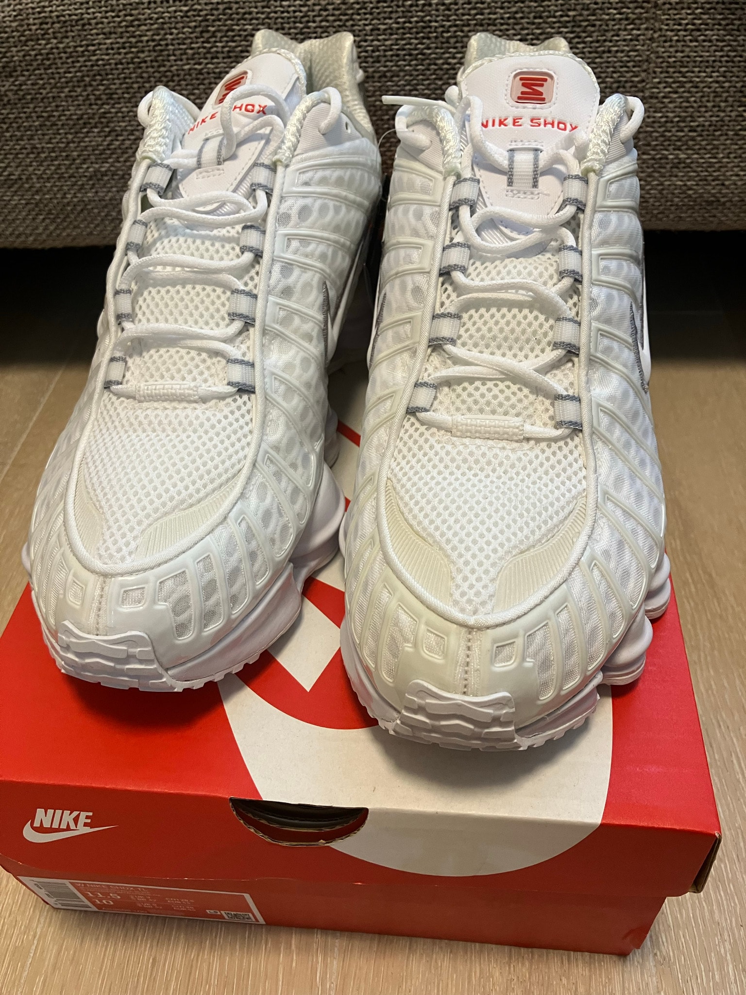 Nike Women's Shox TL "White and Max Orange"