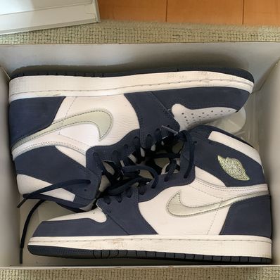 Nike Air Jordan 1 High OG CO.JP "White/Midnight Navy" (2020)(ブリーフケースなし)