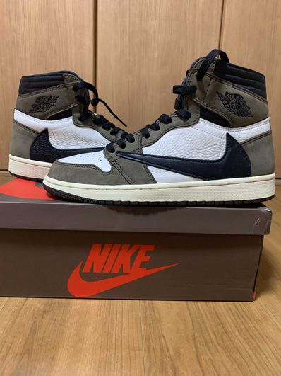 Travis Scott × Nike Air Jordan 1 Retro High OG TS SP "Sail/Dark Mocha"
