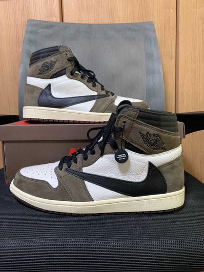 Travis Scott × Nike Air Jordan 1 Retro High OG TS SP "Sail/Dark Mocha"