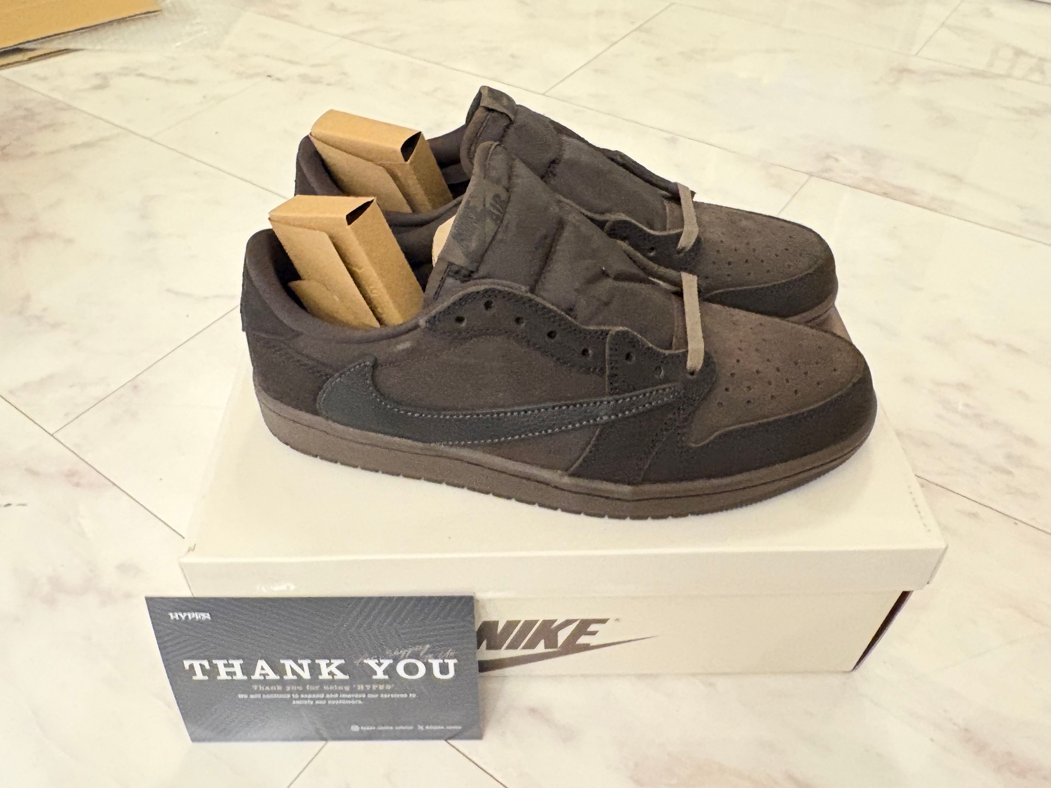 Travis Scott × Nike Air Jordan 1 Low OG SP "Velvet Brown and Dark Mocha"