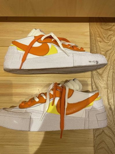 SACAI × NIKE BLAZER LOW "MAGMA ORANGE"