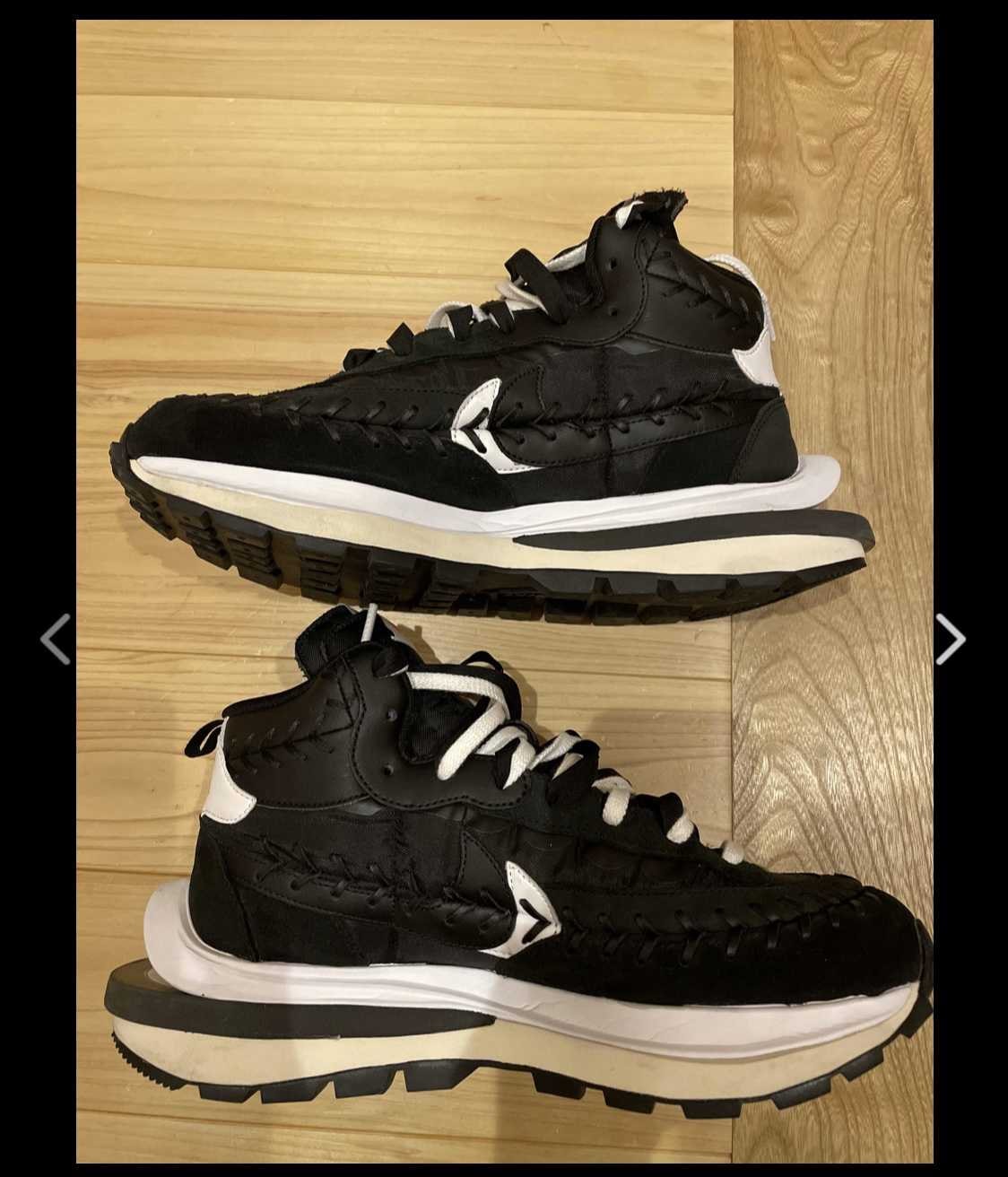 Jean-Paul Gaultier × sacai × Nike Vapor Waffle "Black/Black-White"