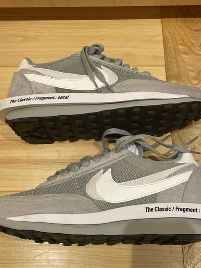 Fragment × sacai × Nike LD Waffle "Light Smoke Grey"