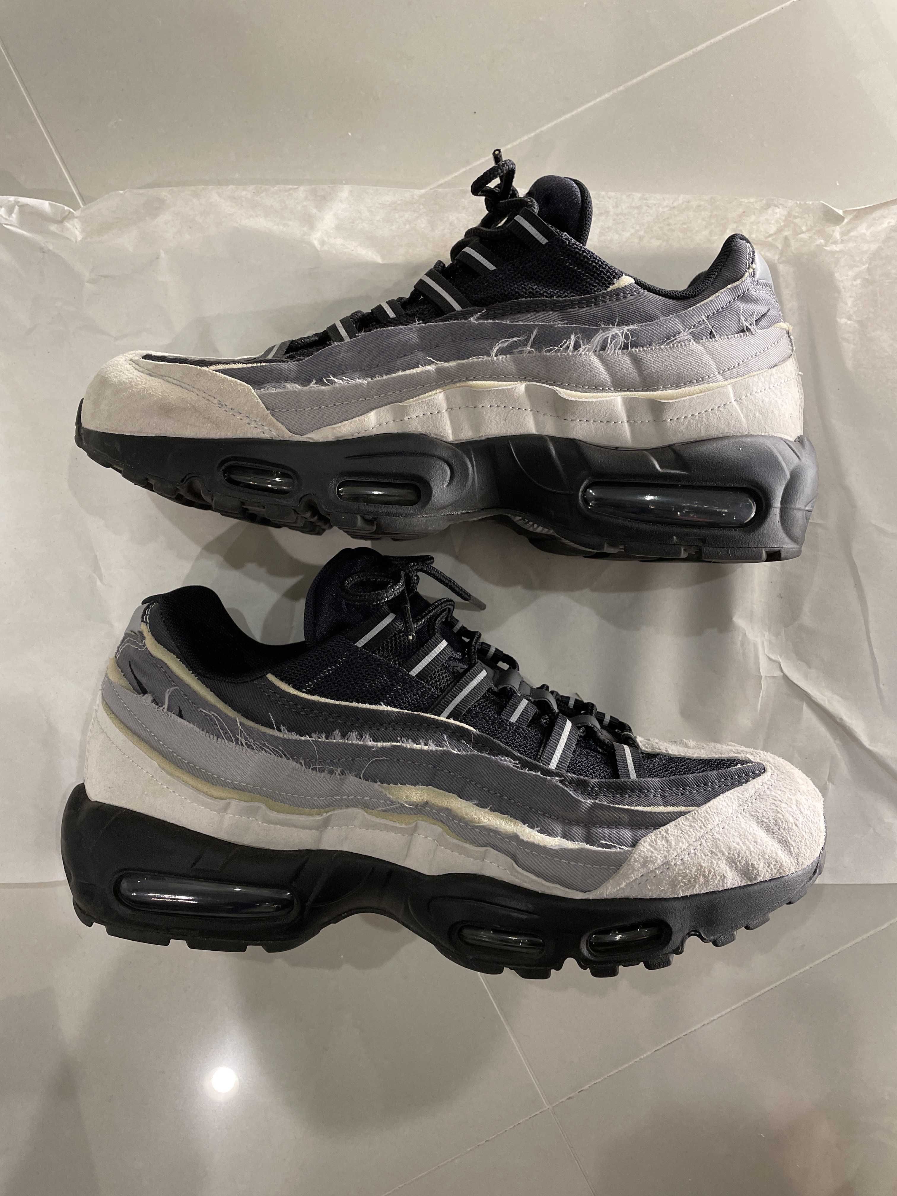 COMME des GARCONS × Nike Air Max 95 "Charcoal"