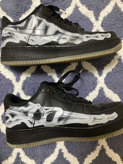 Nike Air Force 1 Low "Black Skeleton"