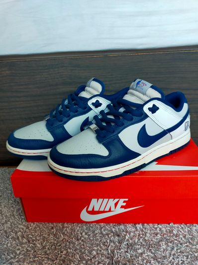 NBA × Nike Dunk Low EMB 75th Anniversary "Nets"