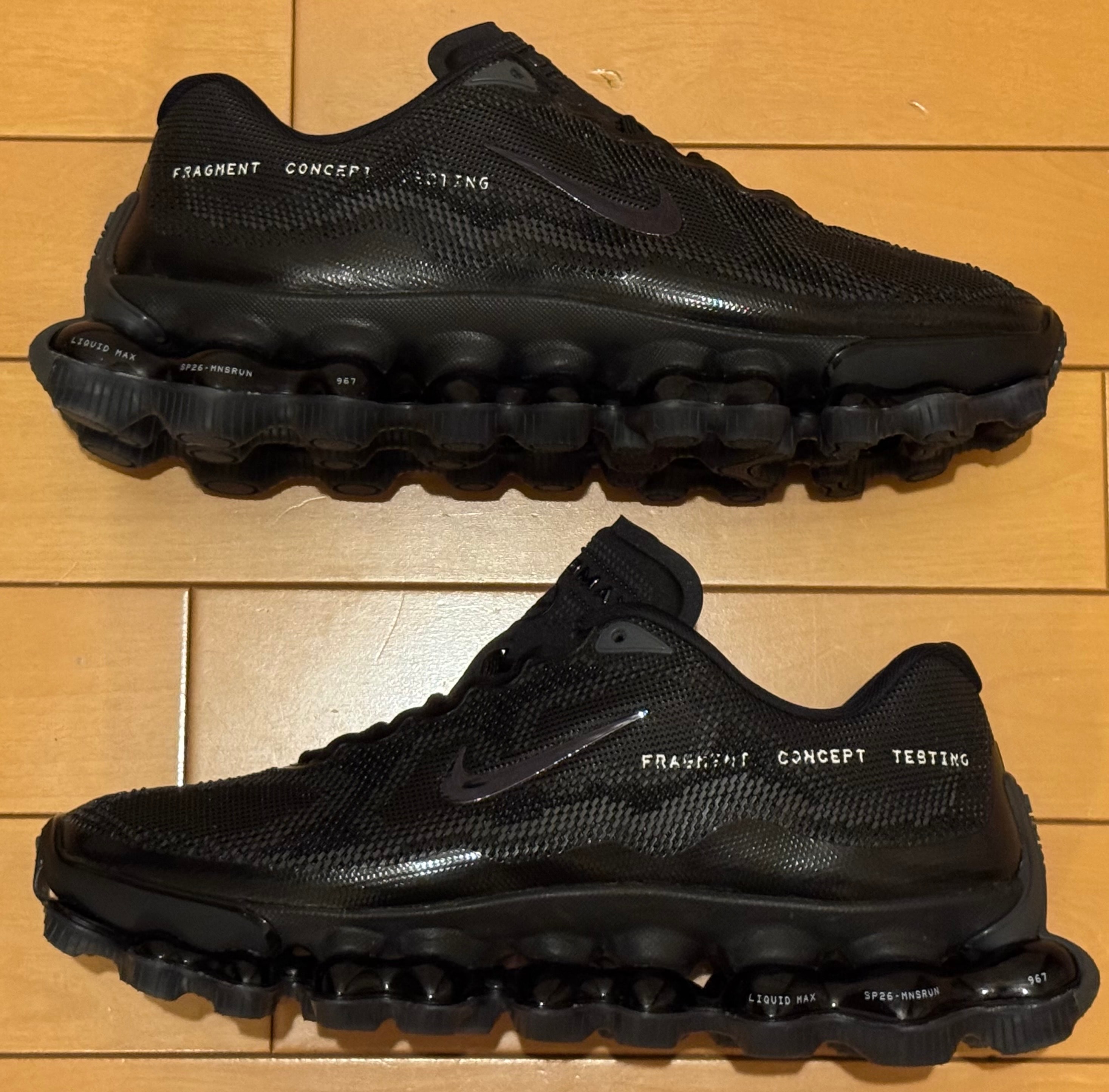 fragment design × Nike Air Liquid Max "Black"