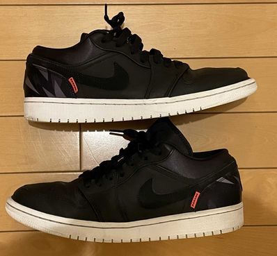 NIKE × PARIS SAINT GERMAIN AIR JORDAN 1 LOW PSG "BLACK"