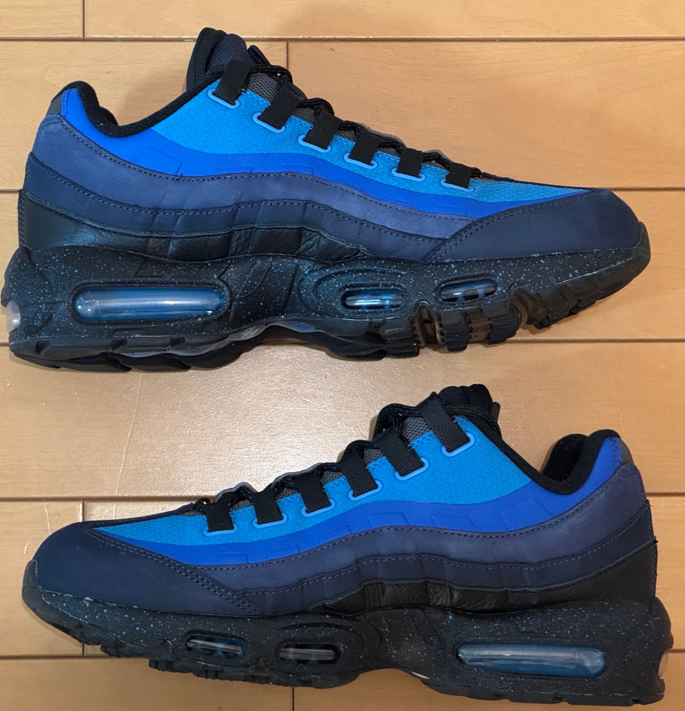 Stash × Nike Air Max 95 "Black and Harbor Blue" (2024)