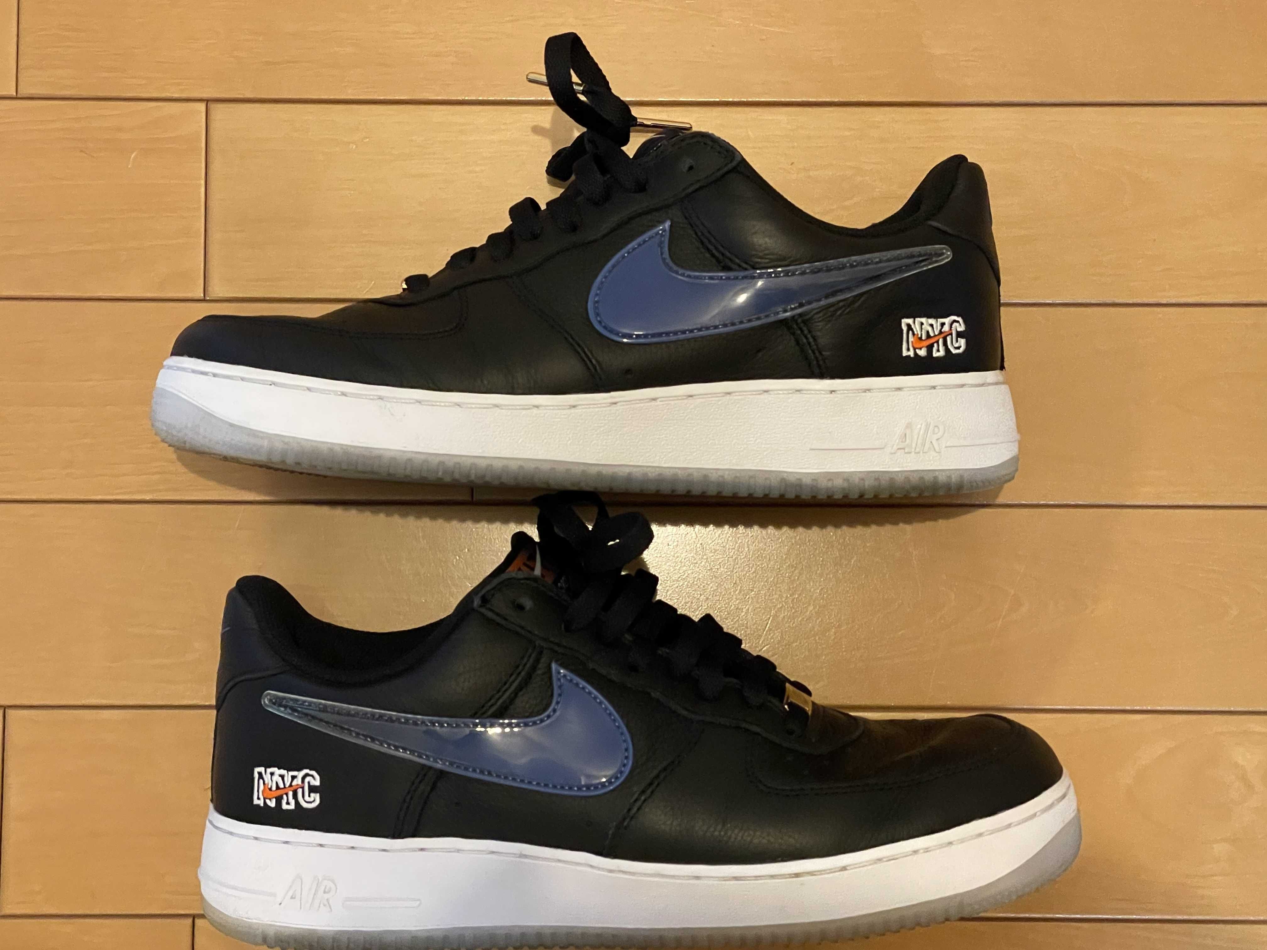 KITH × Nike Air Force 1 Low New York Knicks "Black/Brilliant Orange/Rush/Brilliant White"