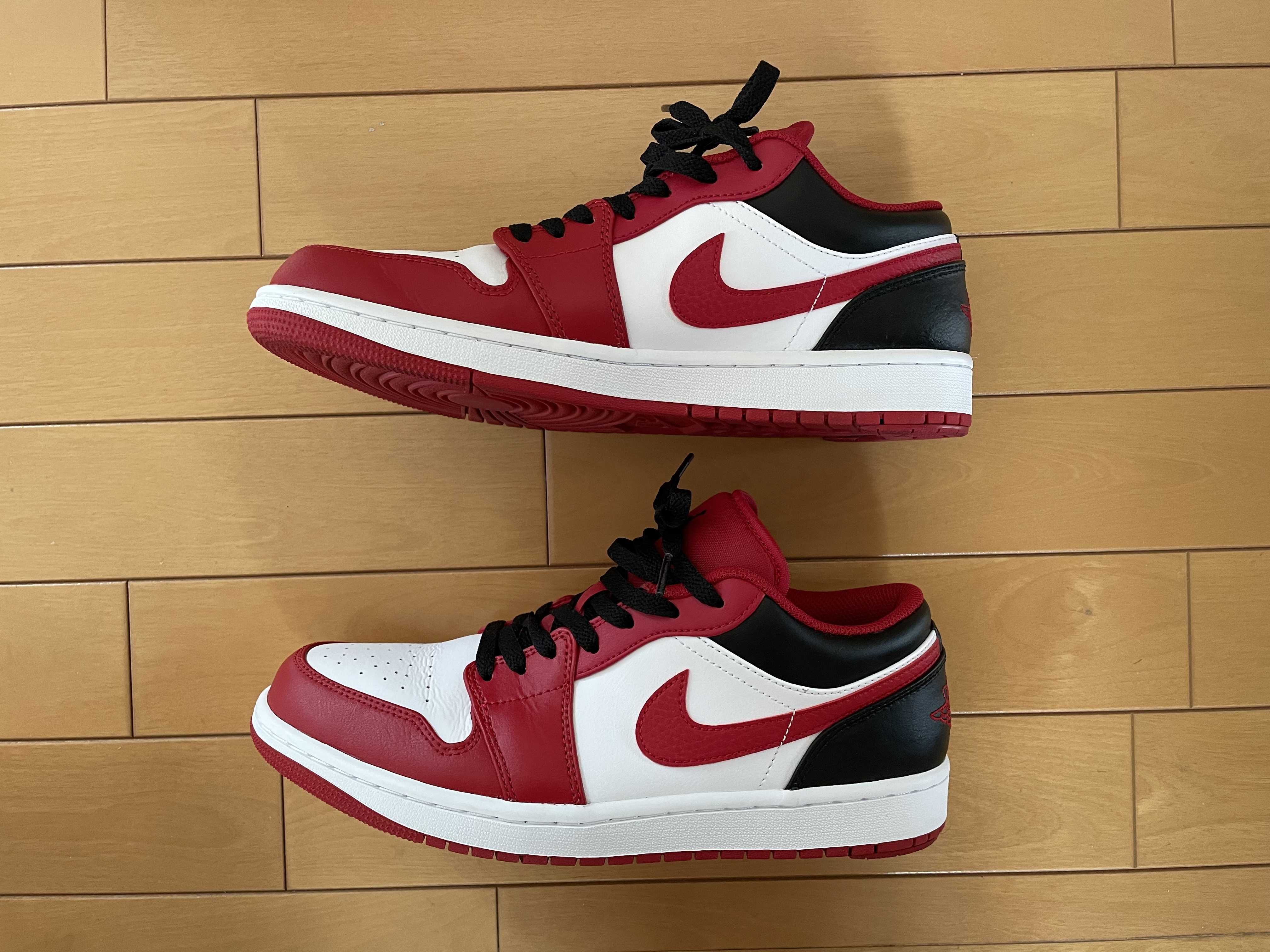 Nike Air Jordan 1 Low "White/Gym Red/Black"