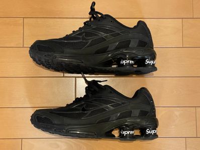 Supreme × Nike Shox Ride 2 "Black/Black-White"