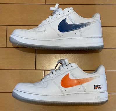 KITH × Nike Air Force 1 Low "White/Rush Blue/White/Brilliant Orange"