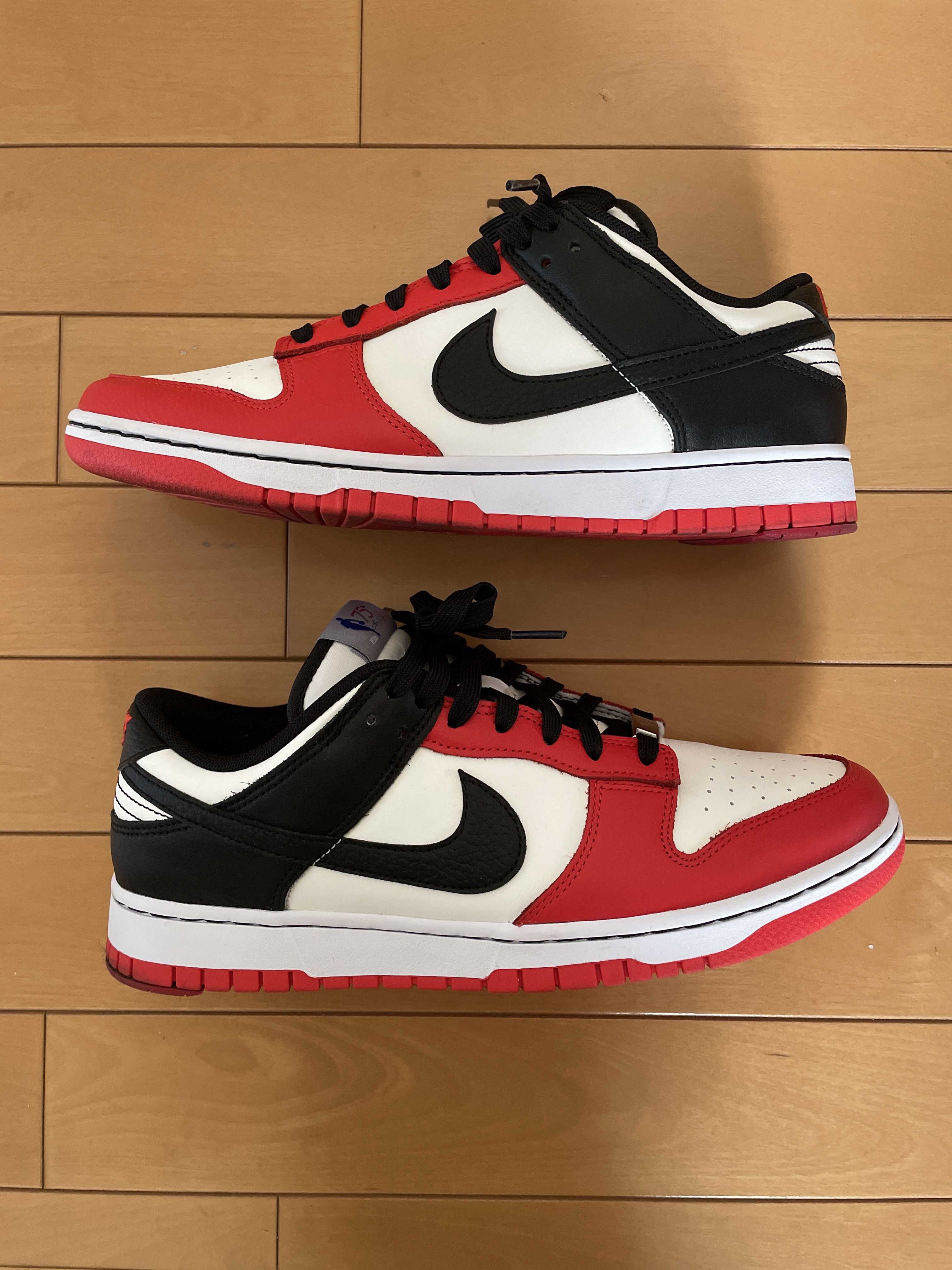 NBA × Nike Dunk Low EMB 75th Anniversary "Chicago Bulls"