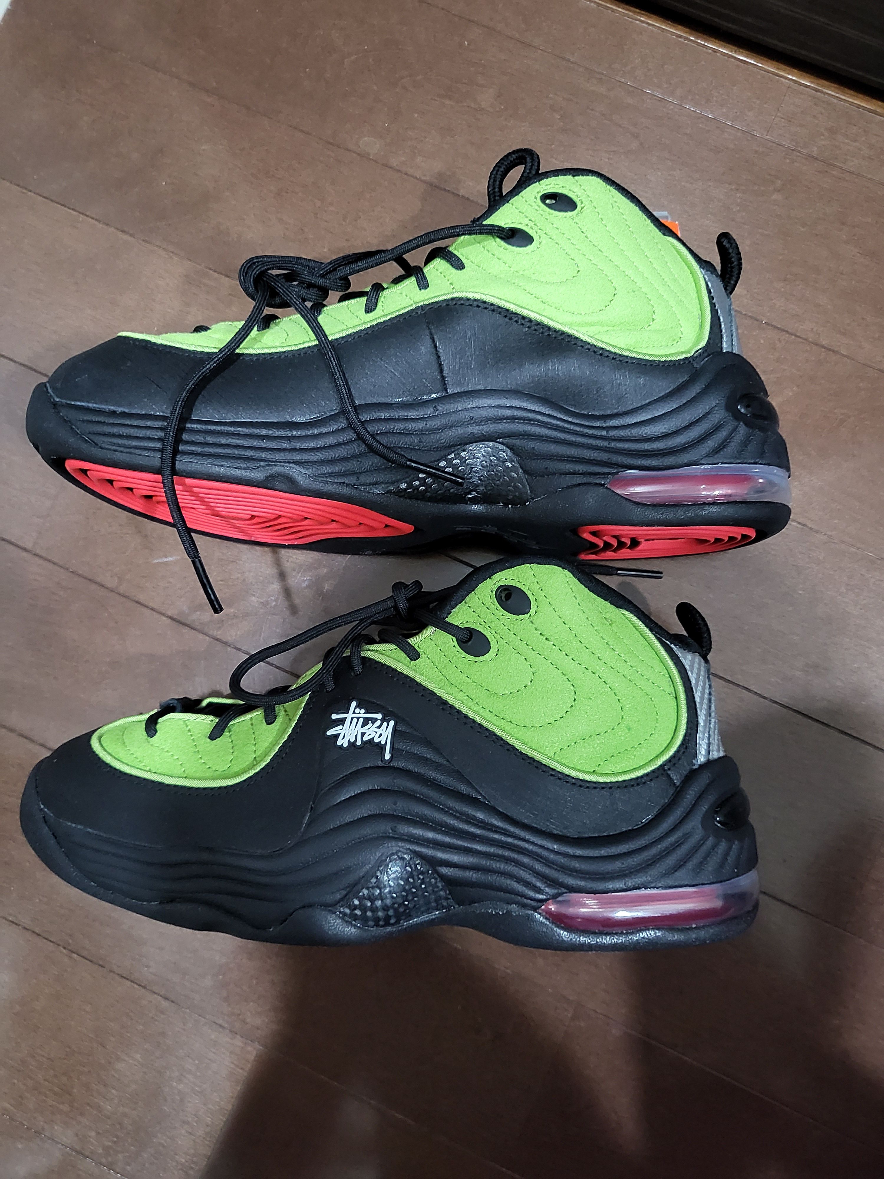 Stussy × Nike Air Penny 2 "Black/Green"