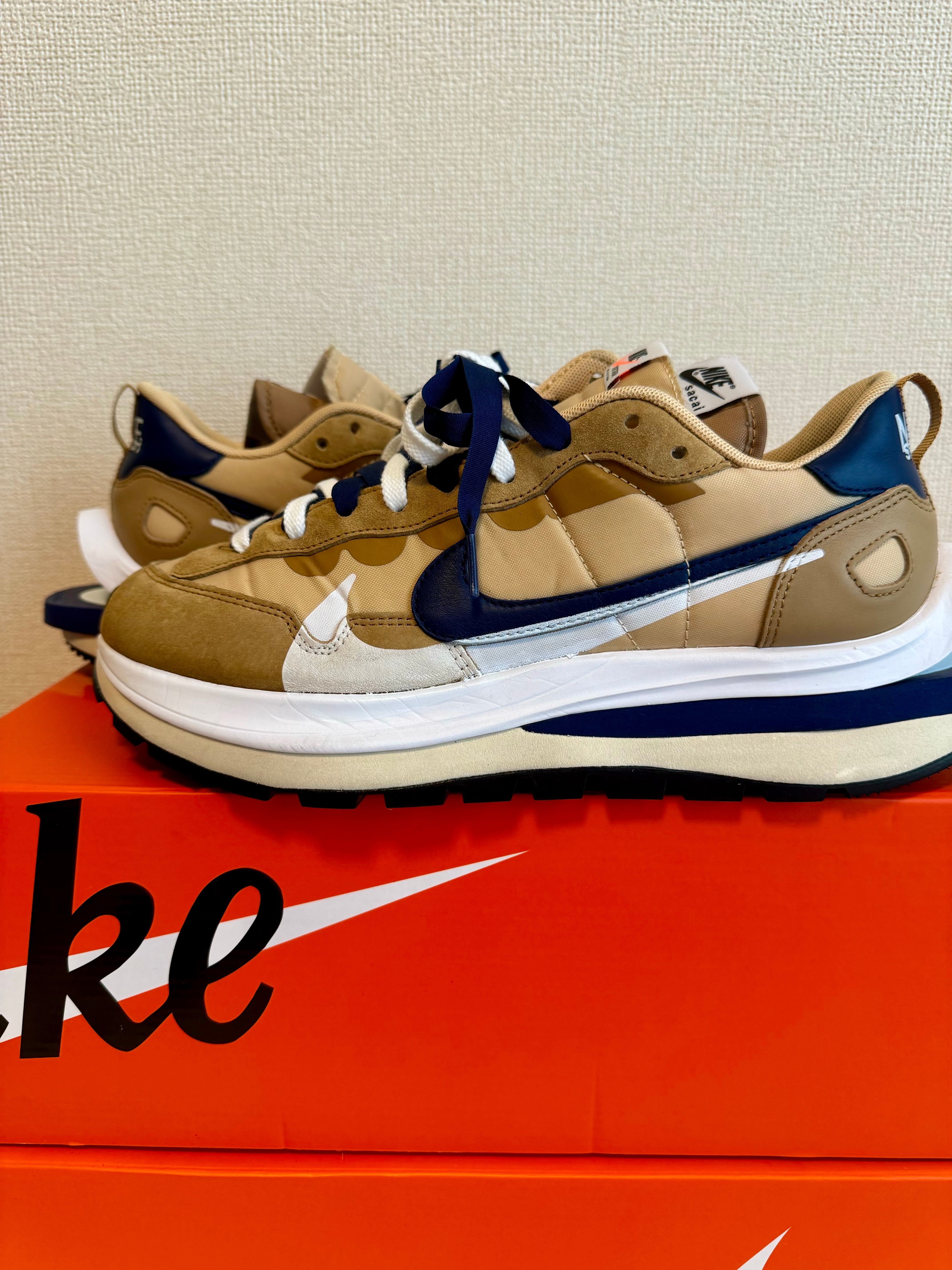 Sacai × Nike Vapor Waffle "Sesame And Blue Void"