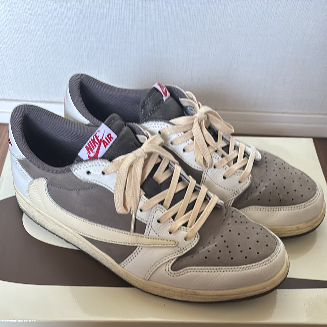 Travis Scott × Nike Air Jordan 1 Low OG SP "Reverse Mocha/Sail and Ridgerock"