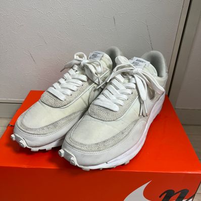 sacai × Nike LDV Waffle "Triple White"