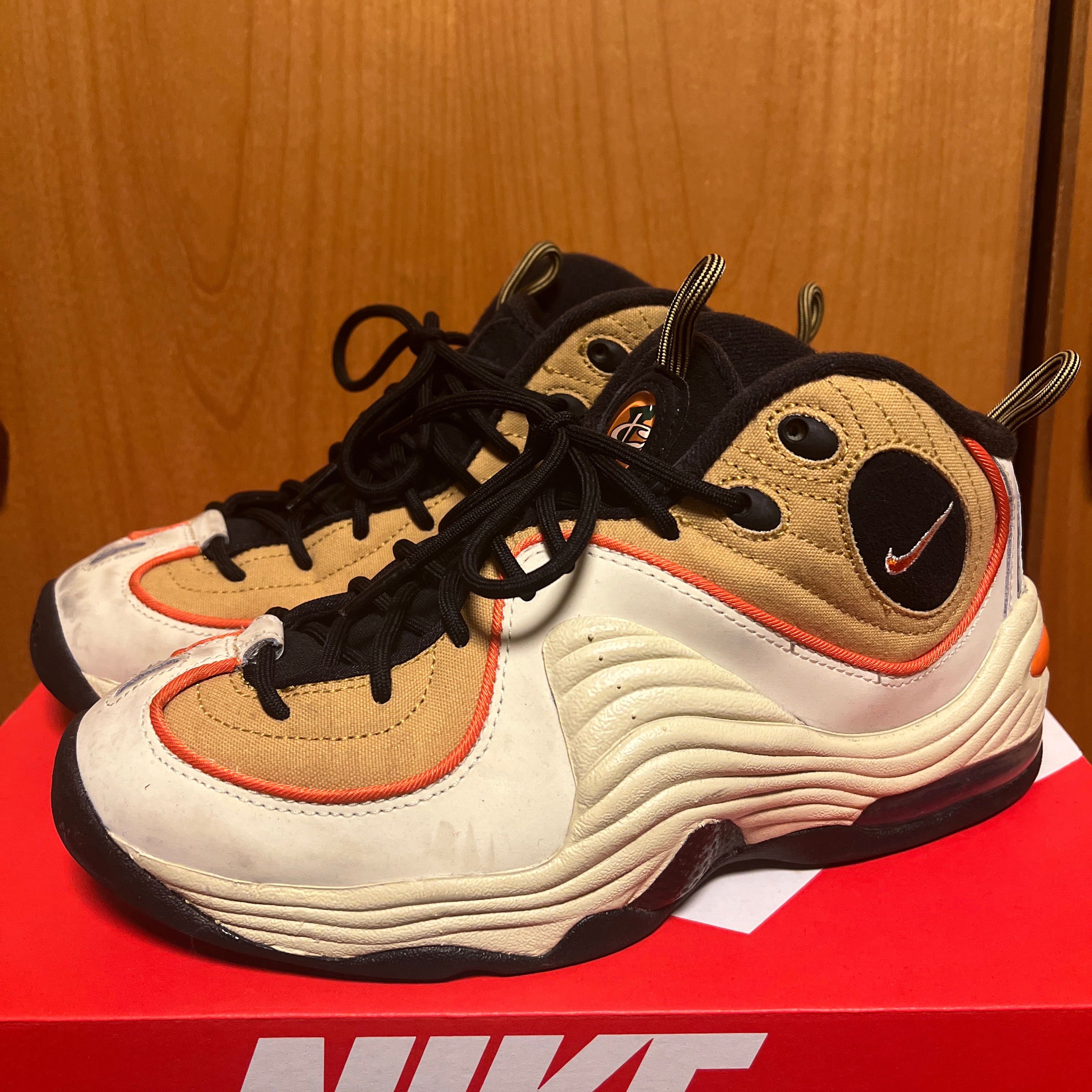 ナイキ エアペニー2 "ウィートゴールド アンド セーフティオレンジ"