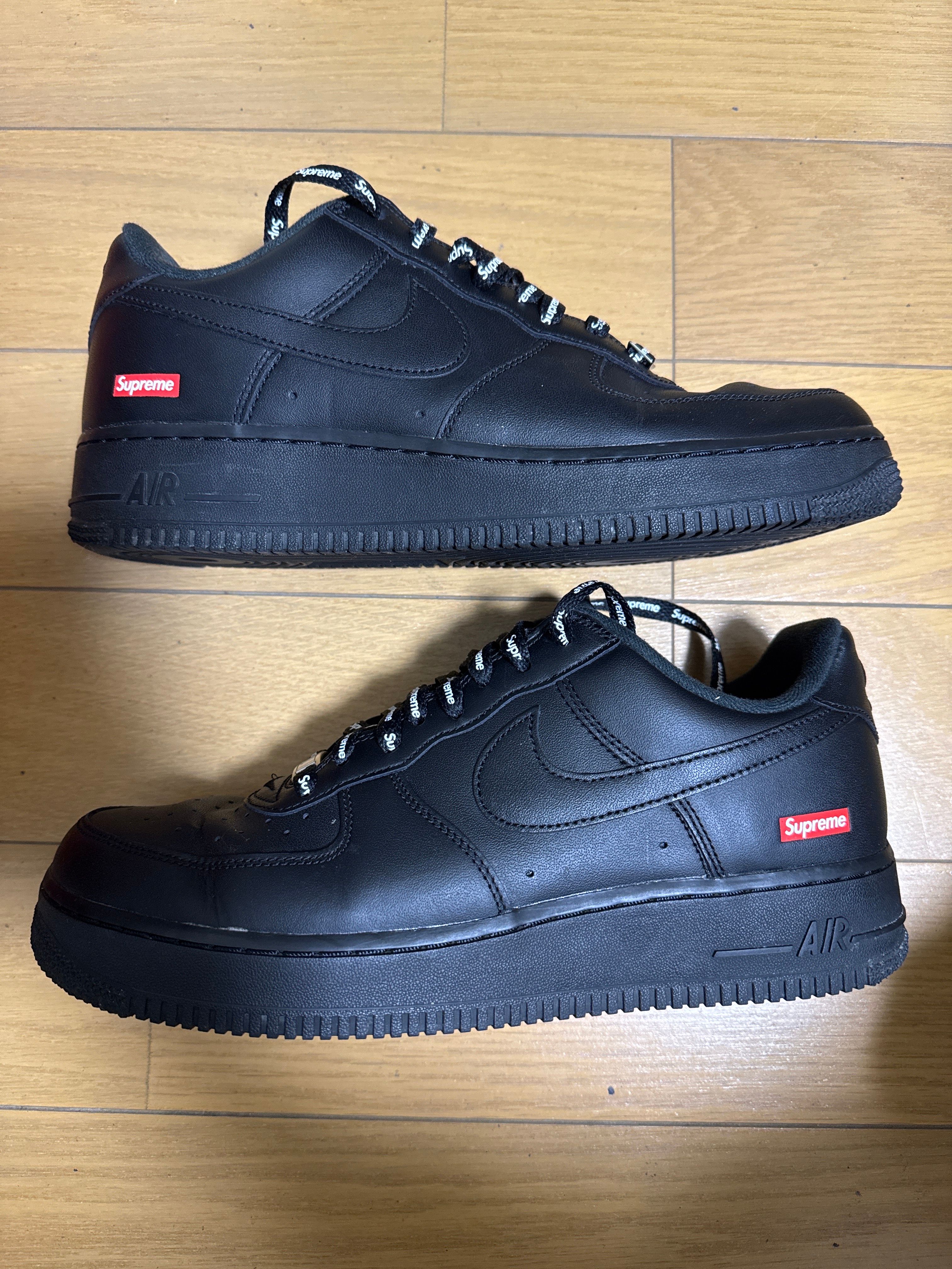 Supreme × Nike Air Force 1 Low "Black"