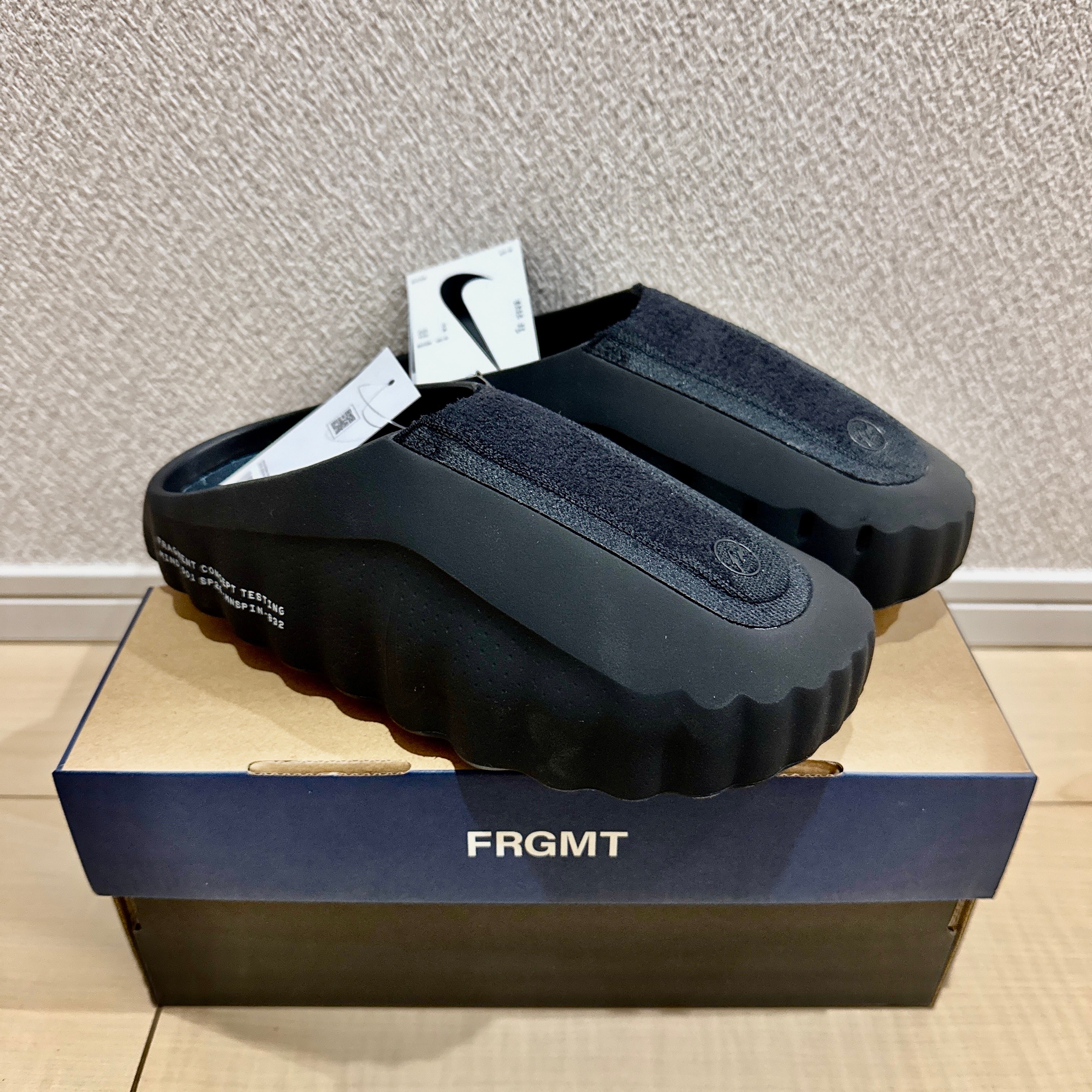 fragment design × Nike Mind 001 Mules "Black"