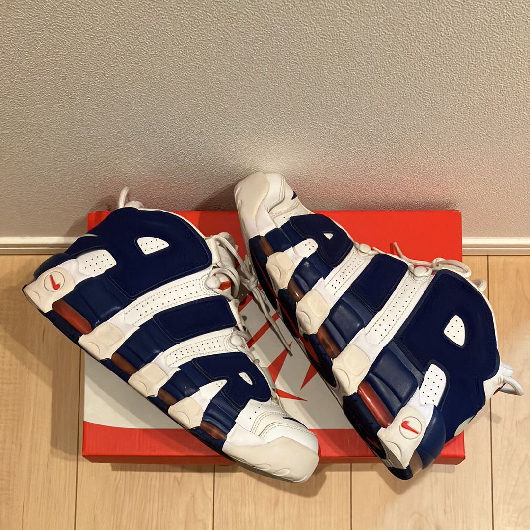 NIKE AIR MORE UPTEMPO 96 "WHITE/DEEP ROYAL BLUE"