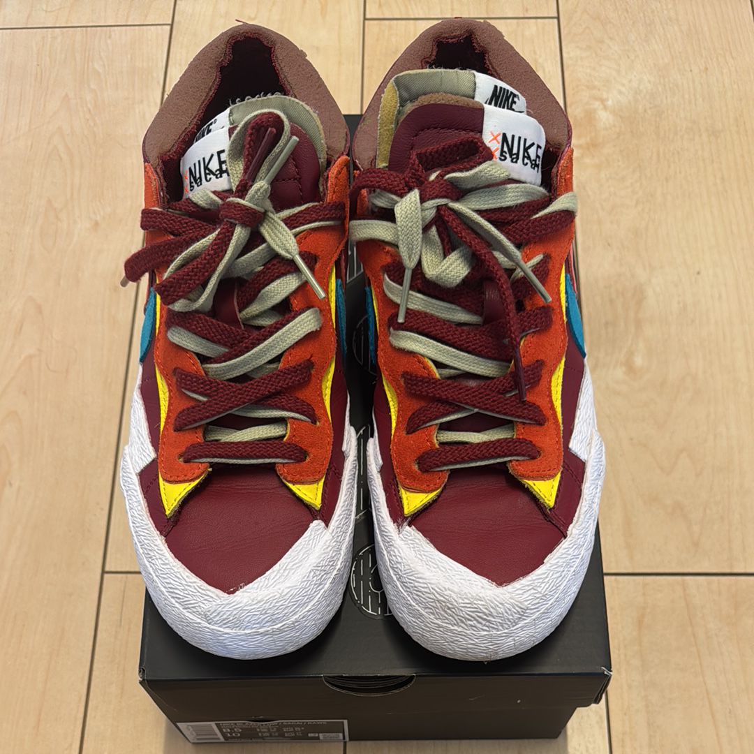 KAWS × sacai × Nike Blazer Low "Team Red"