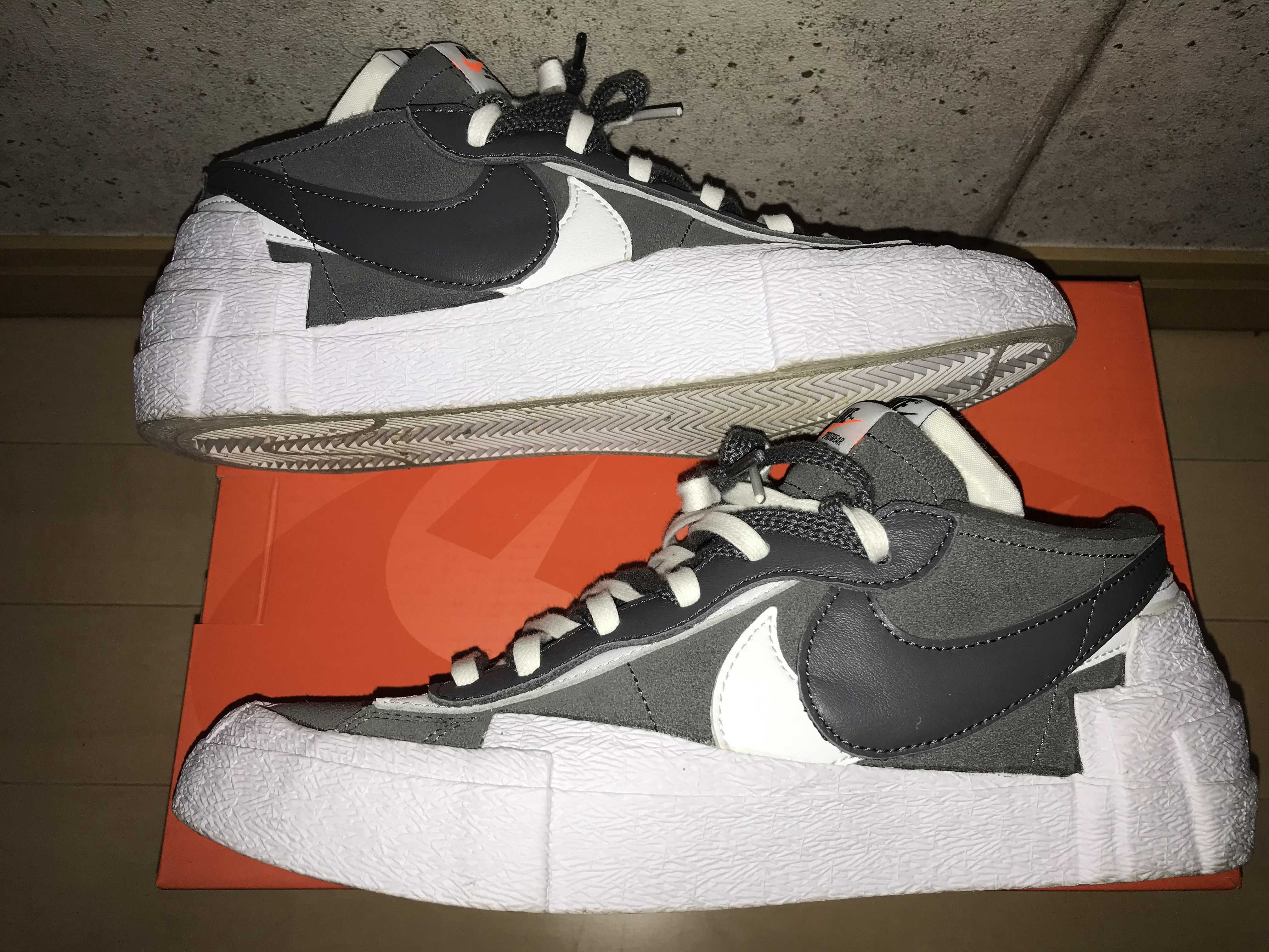 Sacai × Nike Blazer Low "Iron Grey"