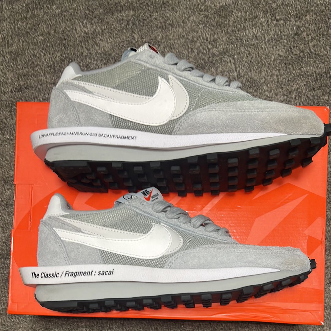 Fragment × sacai × Nike LD Waffle "Light Smoke Grey"