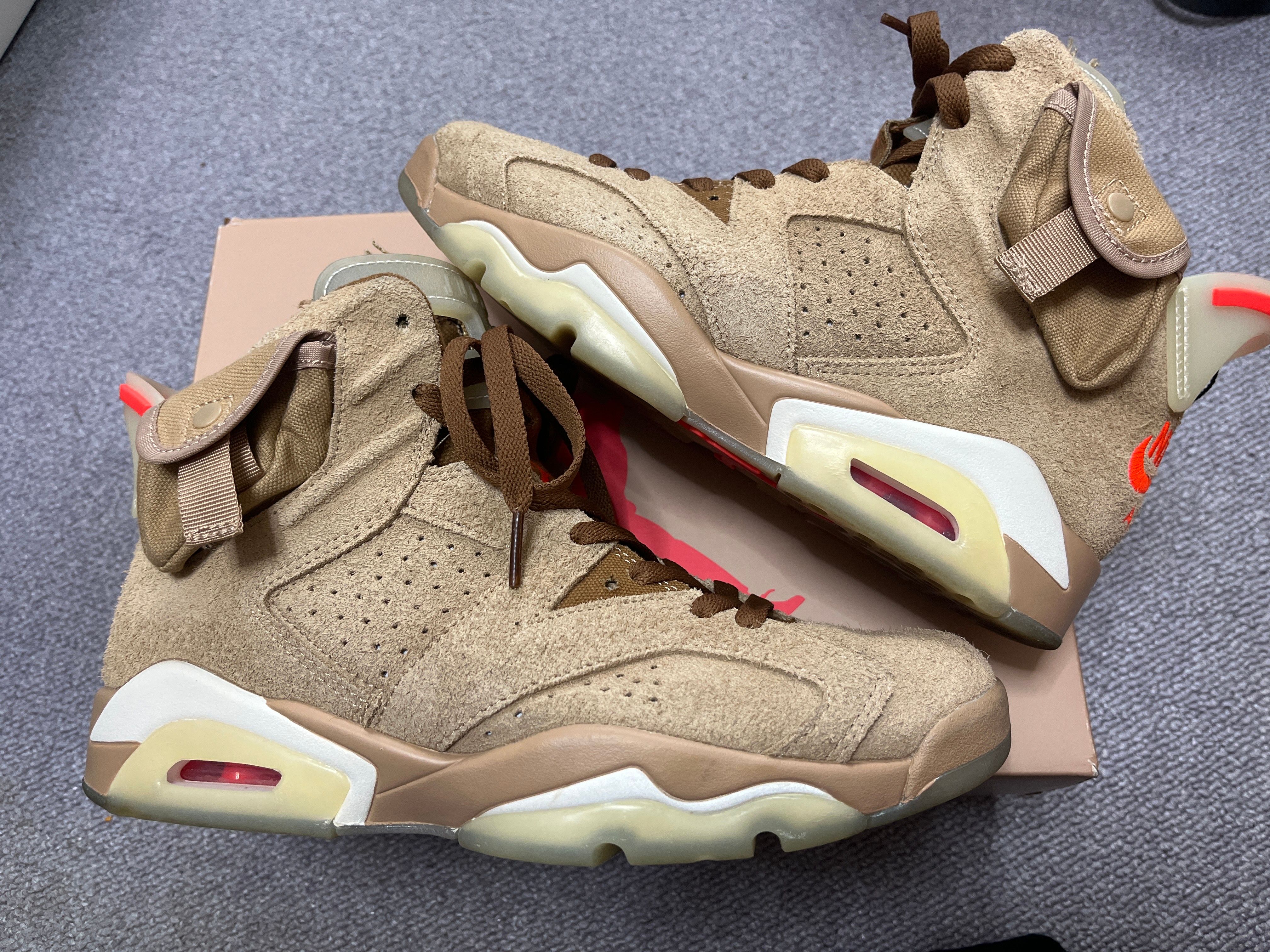 Travis Scott × Nike Air Jordan 6 "British Khaki"