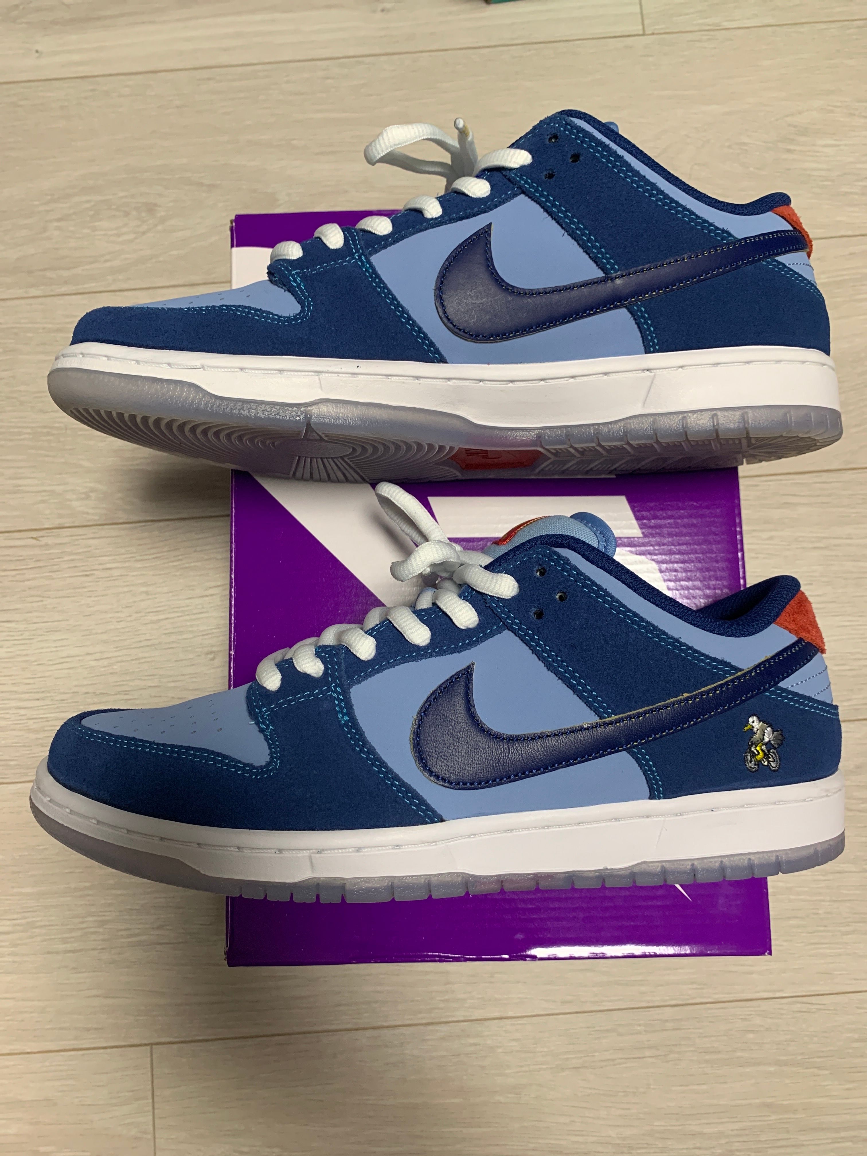 Why So Sad? × Nike SB Dunk Low "Coastal Blue/Speed Yellow-University Red"