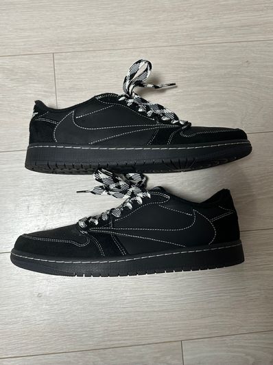 Travis Scott × Nike Air Jordan 1 Low OG SP "Black Phantom"