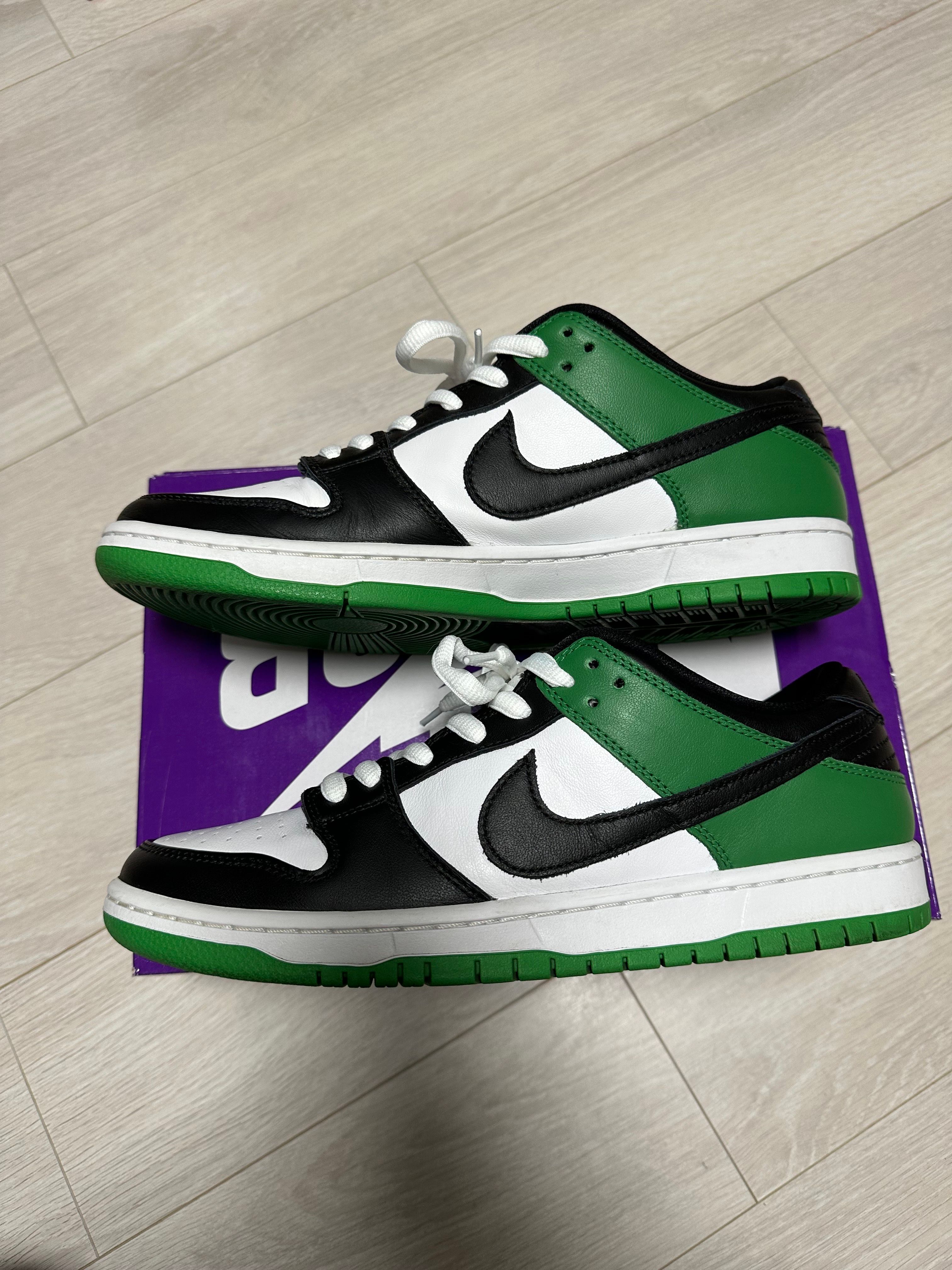 Nike SB Dunk Low Pro "Black and Classic Green"