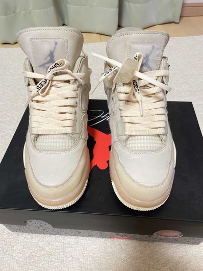 Off-White × Nike Women's Air Jordan 4 SP "Sail"